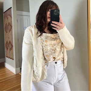 Creamy White Cardigan